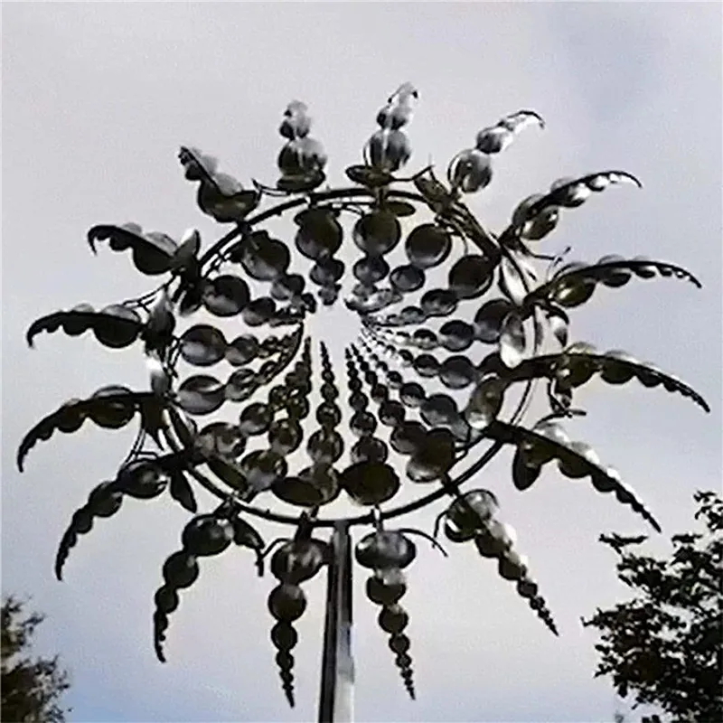 

Windmill Garden Decoration Metal Spinners Wind Mill Blade Magical Farm Outdoor Porch Home Decor Gardening Jardineria Collectors