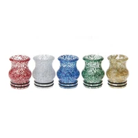 1pcs fatube sequined gourd 810 resin pipette dripper straw joint