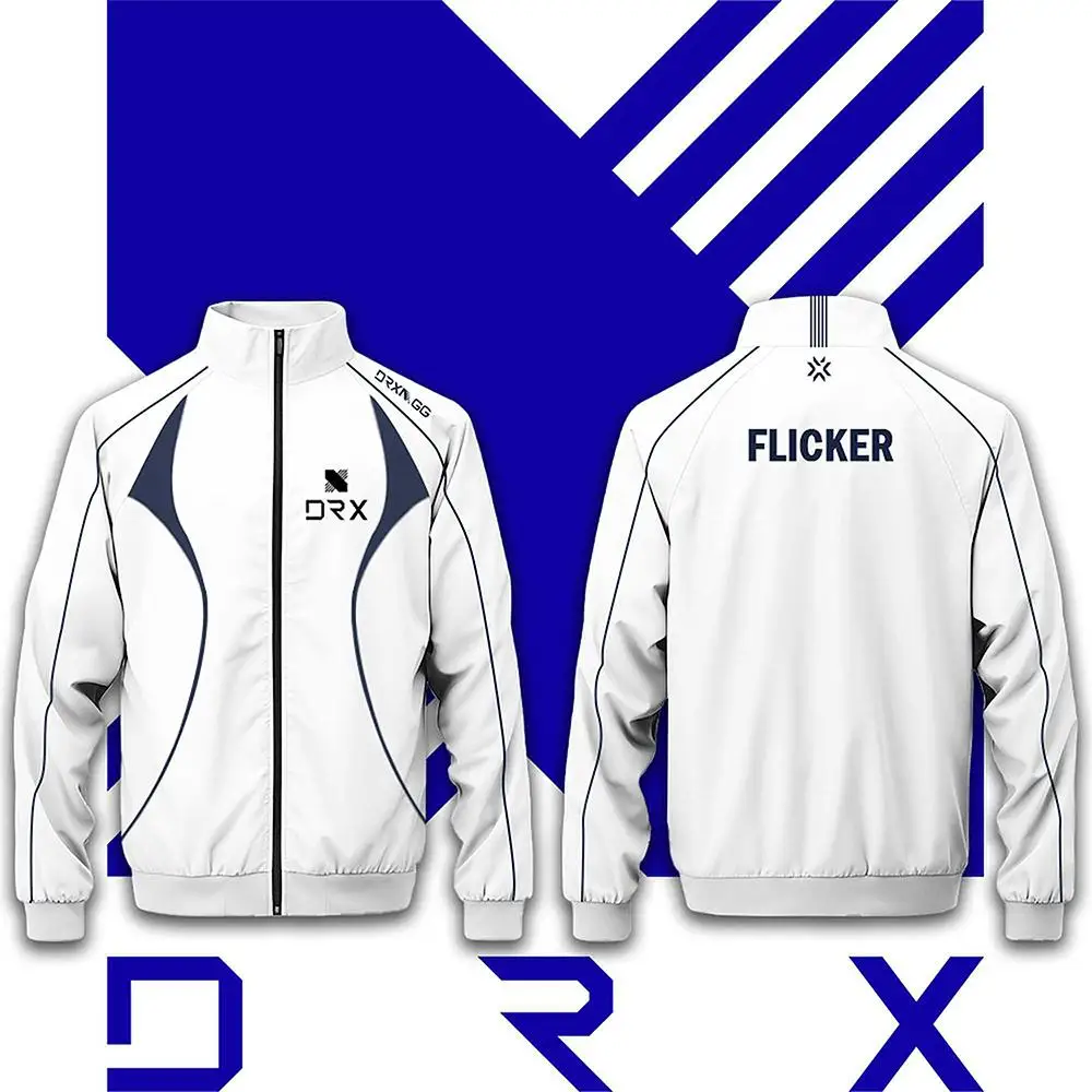 Valorant DRX Esports Club Team Uniforms Мужские и женские король реверсалов тренировочный костюм настраиваемые куртки для поклонников игр (art.: 3920d445e18dc) - 3920d445e18dc
