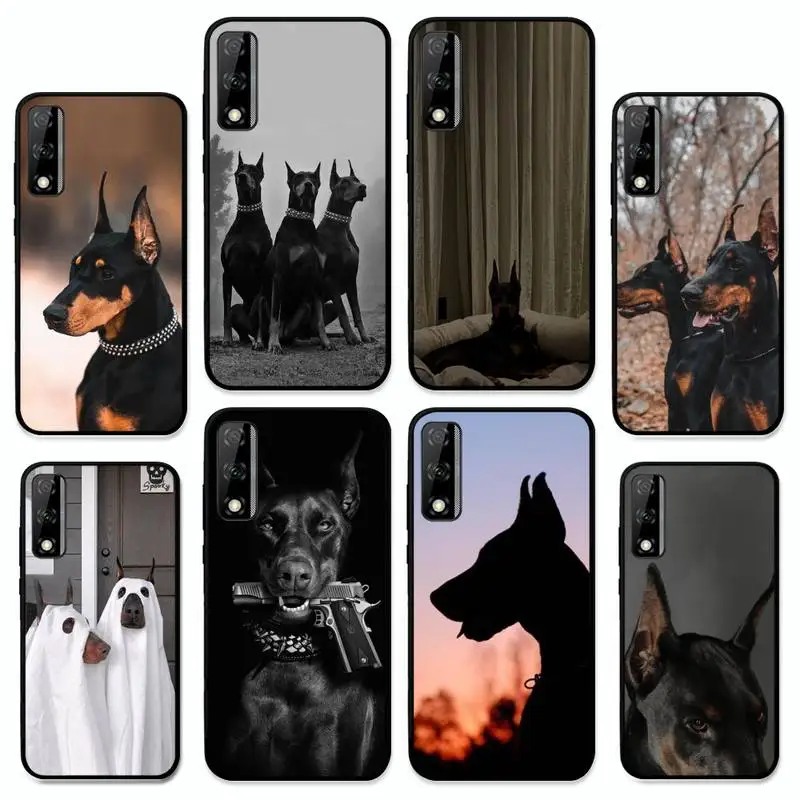 

Doberman Dog Phone Case for Huawei Y 6 9 7 5 8s prime 2019 2018 enjoy 7 plus