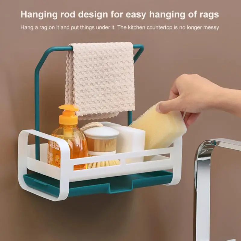 

Kitchen Storage Rack Organization Sink Drainage Dishwashing Basin Dishcloth Rack Drainage Basket Storage For Kitchen Accessories