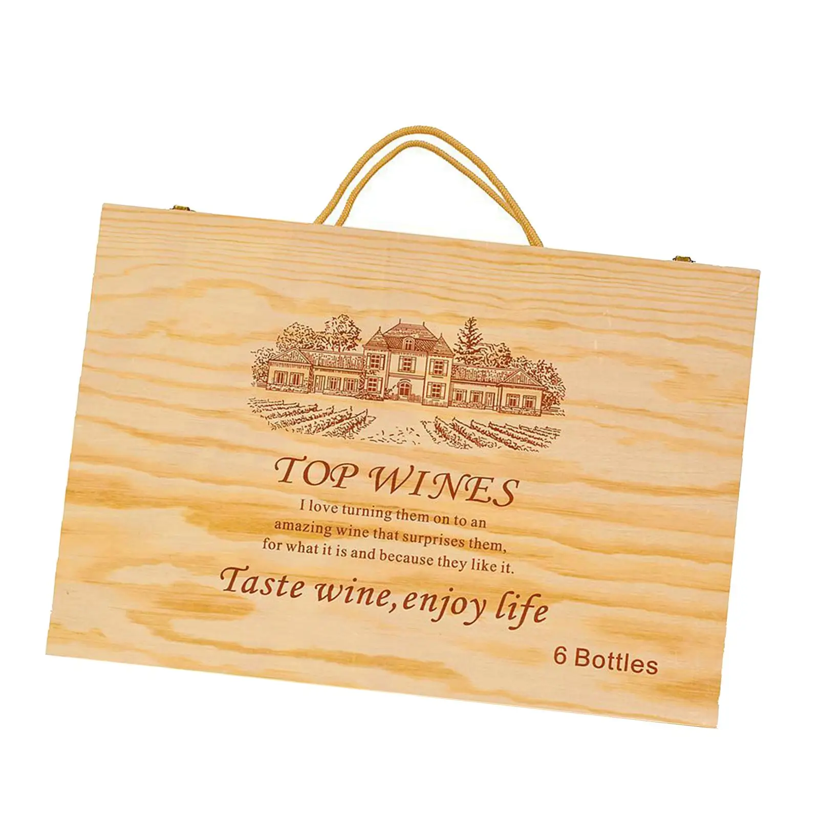 Bottle Gift Boxes Wine Decorative Carrier For Birthday Holiday