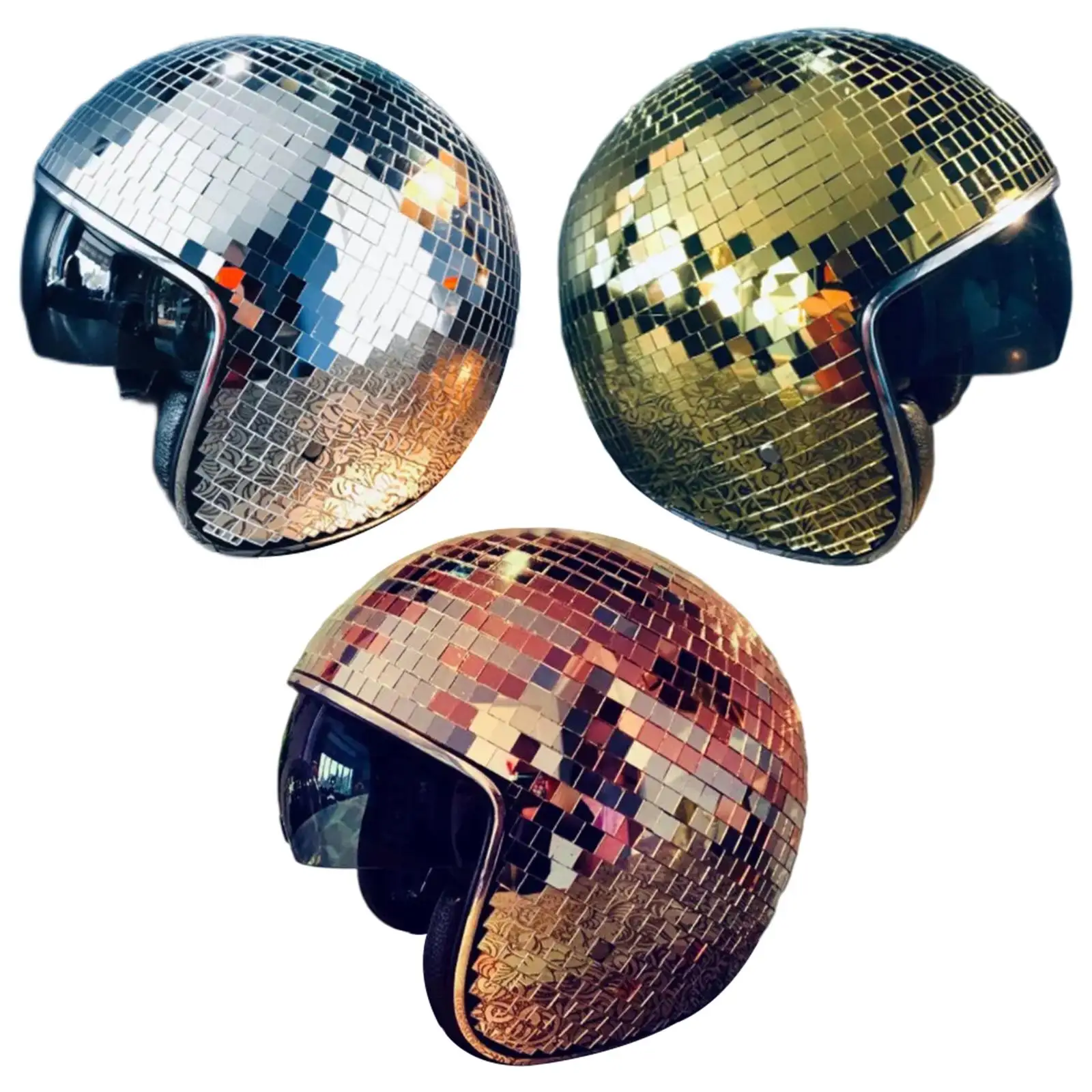 

Disco Ball Helmets For Party Clothing Accessory