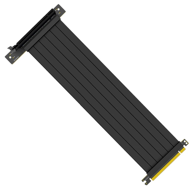 

PCI-E 16x Graphics Card Extension Cable PCIE 3.0 x16 Riser for GPU Computer Chassis High-Speed Soft Flexible Cable