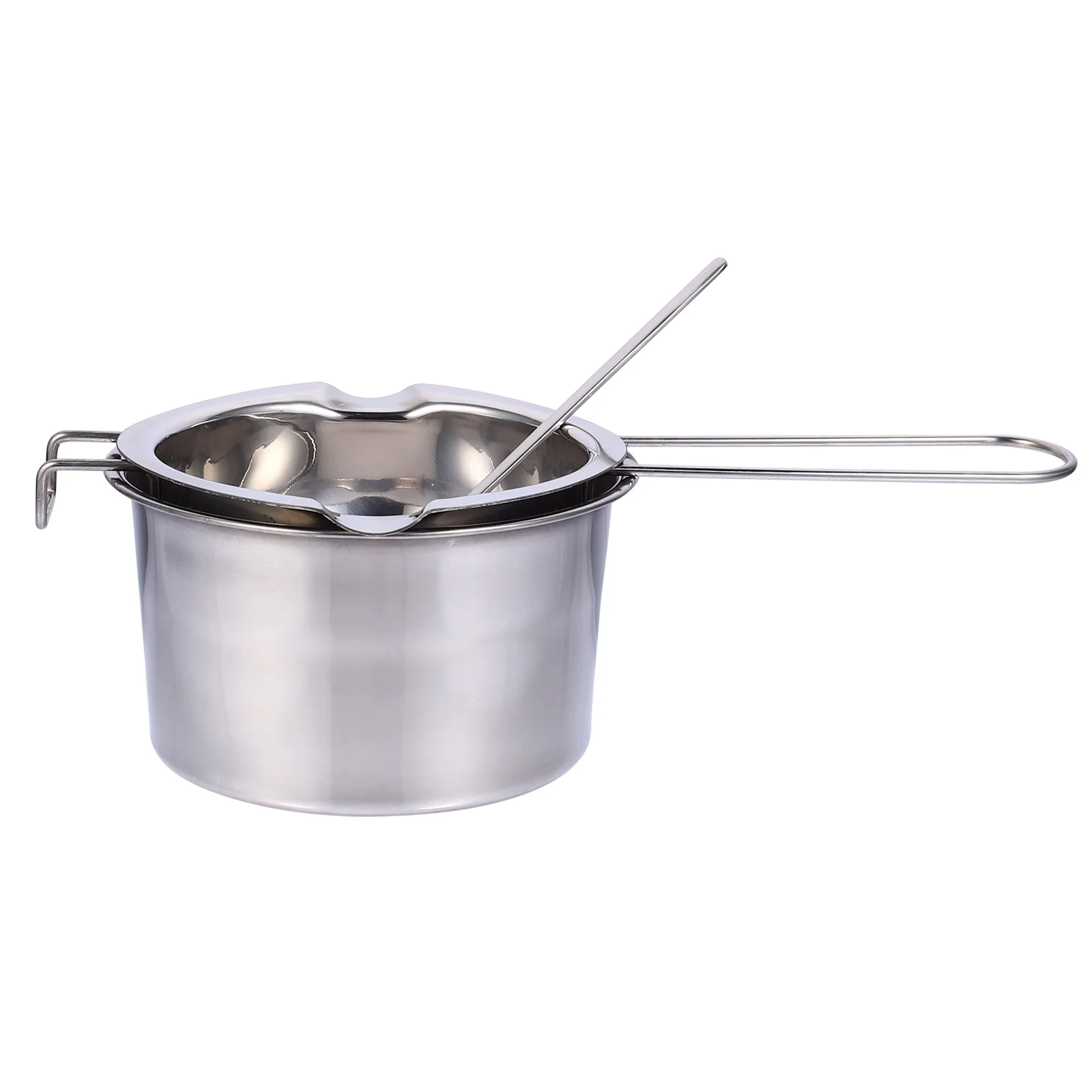 

Pot Backpacking Picnic Stainless Steel Chocolate Melting Cook Tool Hiking Cookware