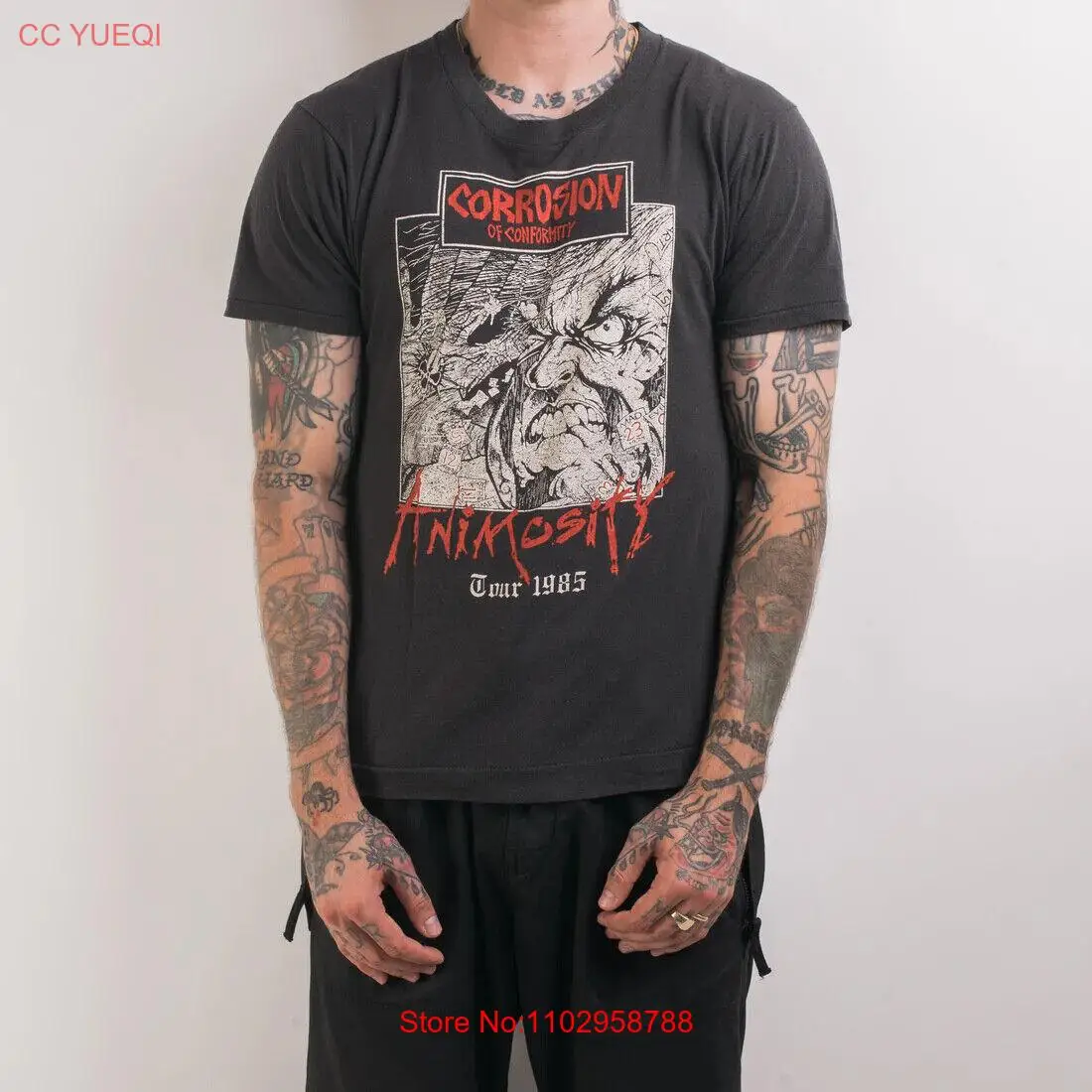 Corrosion Of Conformity Animosity черная рубашка с коротким рукавом для мужчин и женщин KV20445