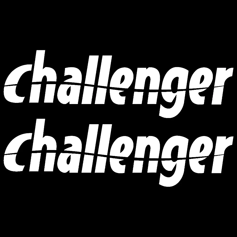 Фото 2 х для Challenger 65 см x 19,2 см наклейка наклейка автодом кемпер кемпер караван декоративная наклейка №4