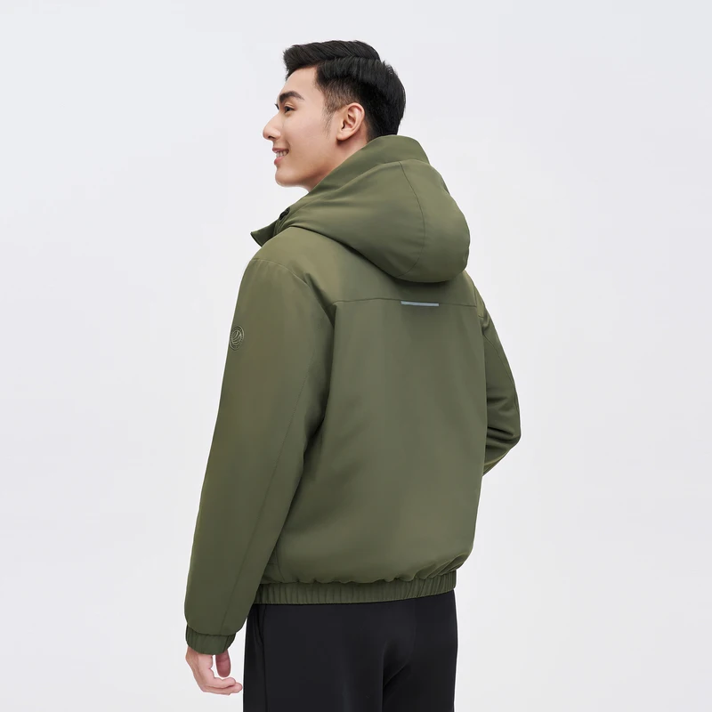 BOSIDENG мужская повседневная легкая мягкая куртка на молнии с воротником-стойкой