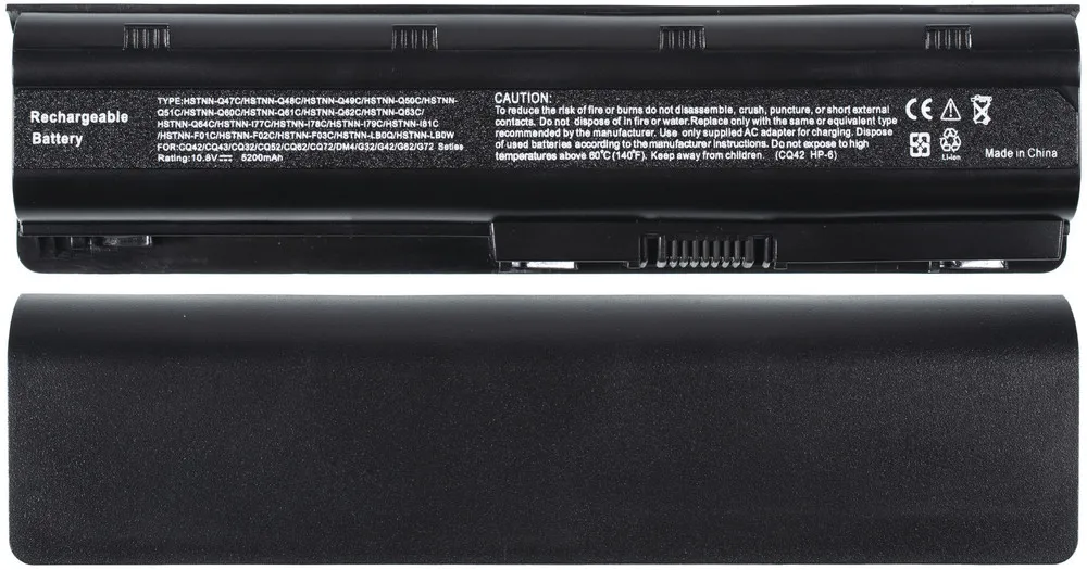 Аккумулятор / 11,1V / 5200mAh / 58Wh Для HP Compaq Presario CQ57.