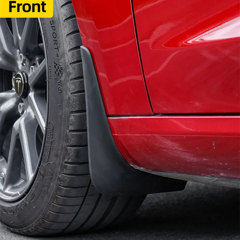 

Car Mudguards for Tesla Model 3 2017-2019 Tire Fenders Front and Rear Wheels Soft Rubber Mudguard Sand Modification Accessories