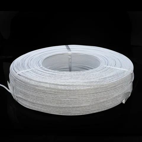 Электрический медный провод UL2468 2-контактный  белый, черный, красный