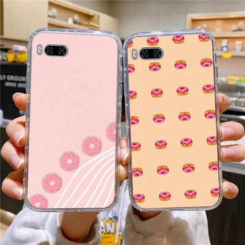 

Sweet Donut Phone Case For Huawei Mate P10 P20 P30 P40 P50 Smart Z Honor 50 60 70 Pro Lite Transparent Case