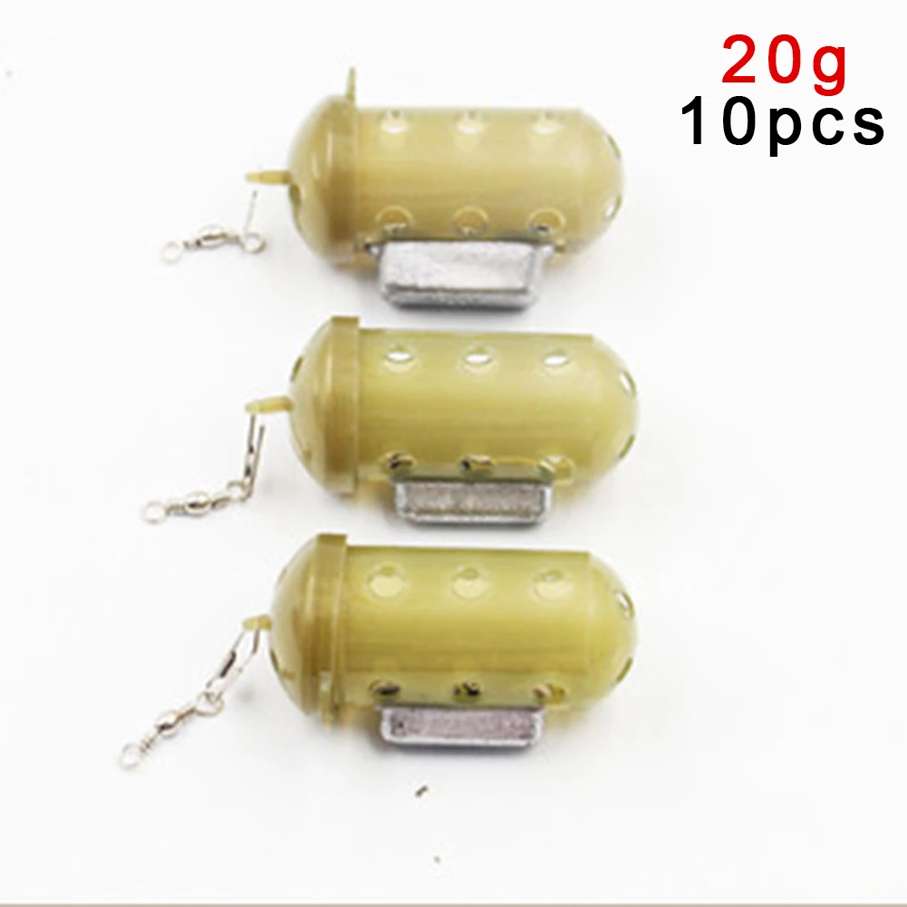 

10Pcs Carp Fishing Nest Trap Bait Cage Accessories Corrosion resistance