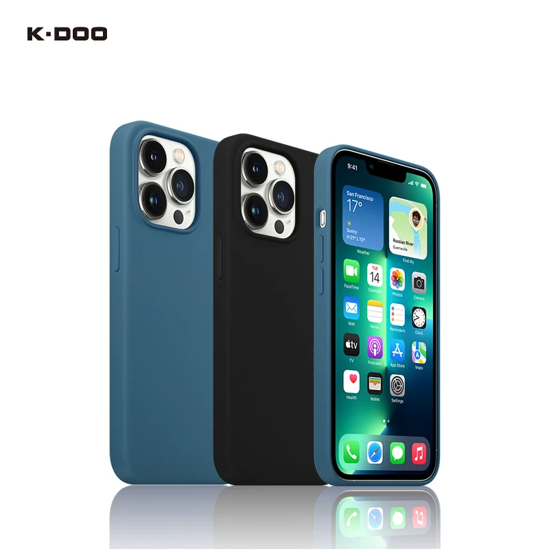 

K-Doo iCoat silicone case healthy and smooth touch feeling comfortable silicon case for iPhone13/13mini/13pro/13promax