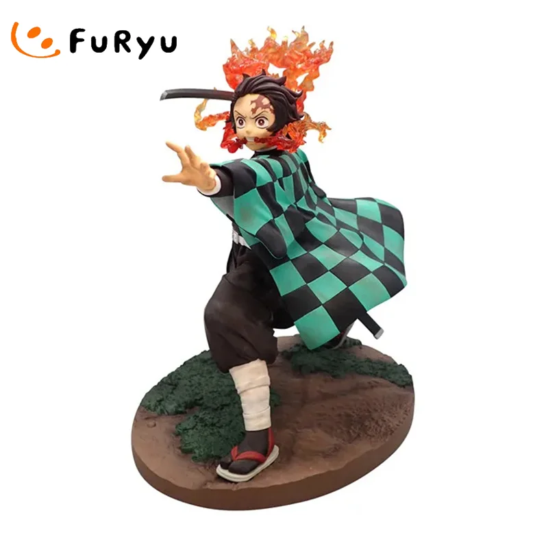 

100% Original FuRyu Vocaloid Demon Slayer Kamado Tanjirou Anime Action Figure 13CM PVC Boxed Model Doll Collection Toys Gift