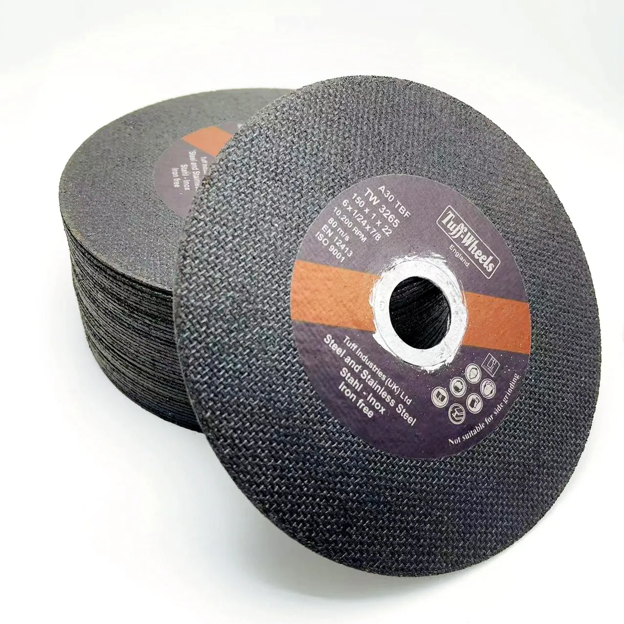 

10Pcs 150mm Stainless Steel Cutting Discs Resin Cut Off Wheel Angle Grinder Disc Ultrathin Grinding Blade Cutter for Metal