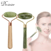 face massager roller natural jade stone facial lift skin relaxation slimming beauty neck thin tool anti wrinkle treatment care