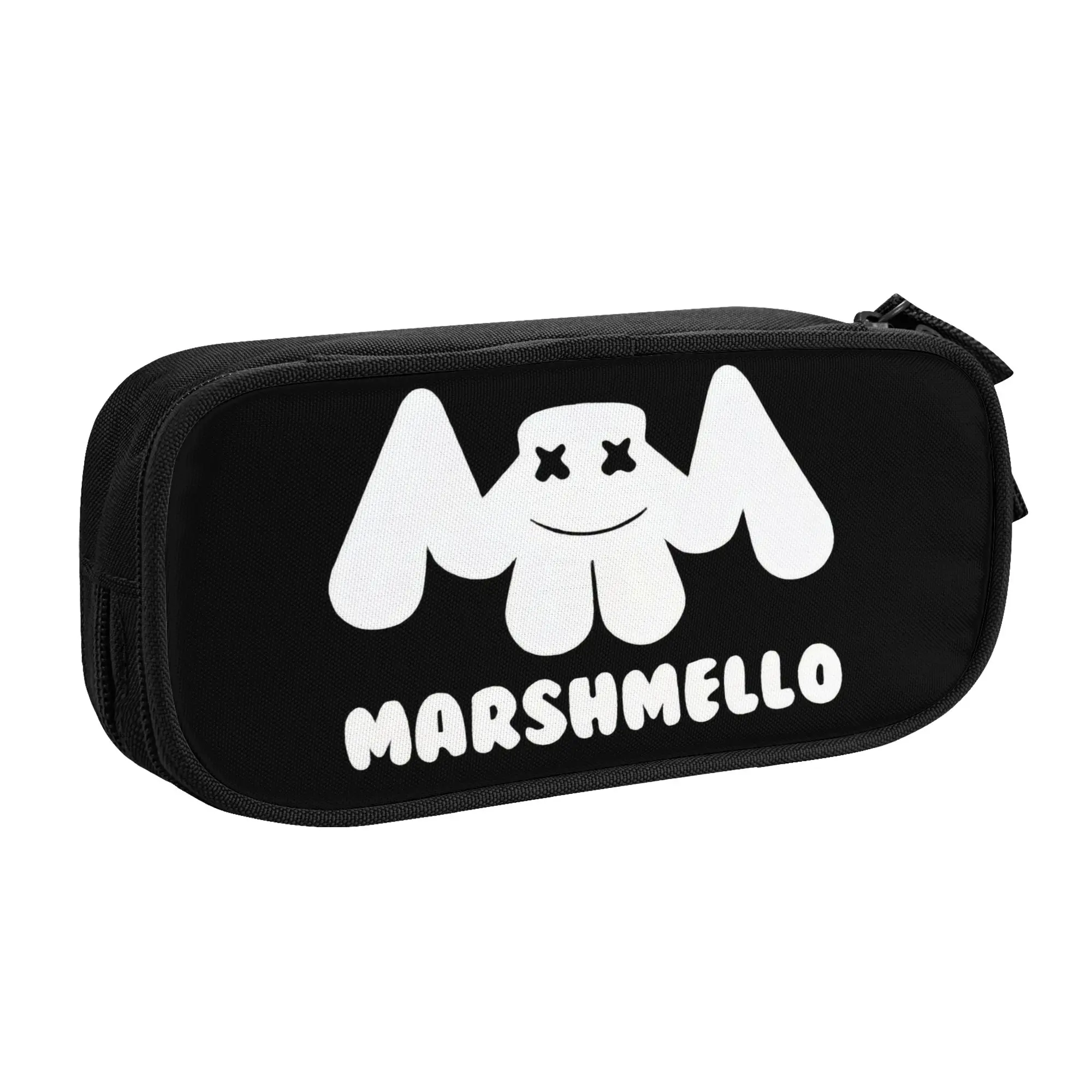 Фото Американский производитель электронной музыки и диджей Marshmellos, милые пеналы для девочек и мальчиков, пенал большой вместимости, канцелярские принадлежности для студентов №1
