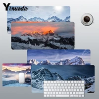 snow mountain your own mats rubber mouse durable desktop mousepad size for keyboards mat mousepad for boyfriend gift
