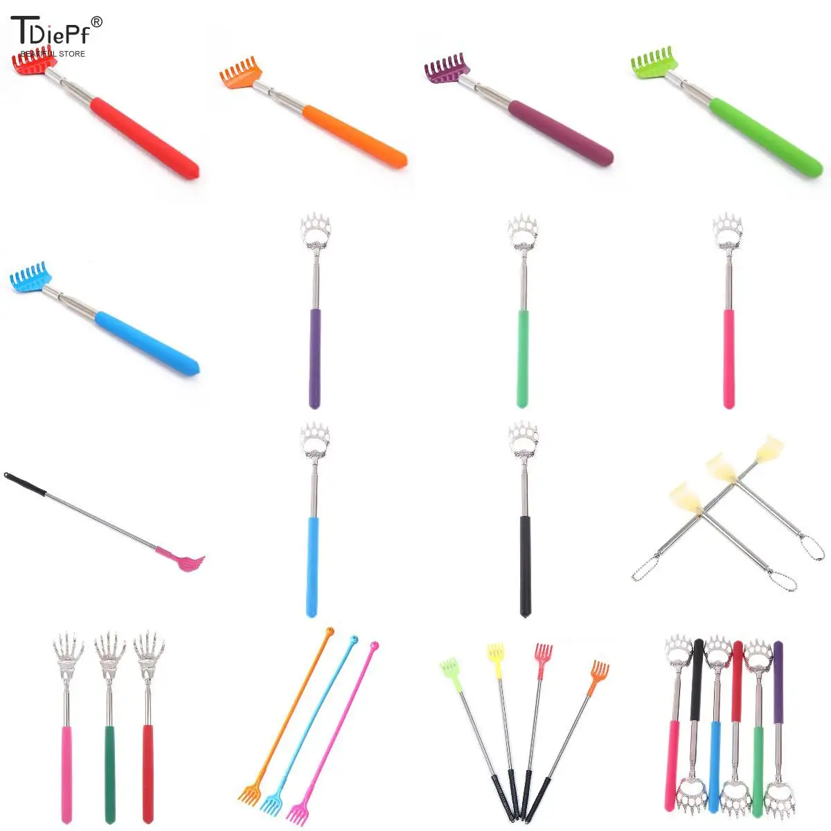 

1pcs Universal Type Claw Massager Blood Circulation Relax Health Back Scratcher Tool For Back Massage Tools Elders Tickle Stick