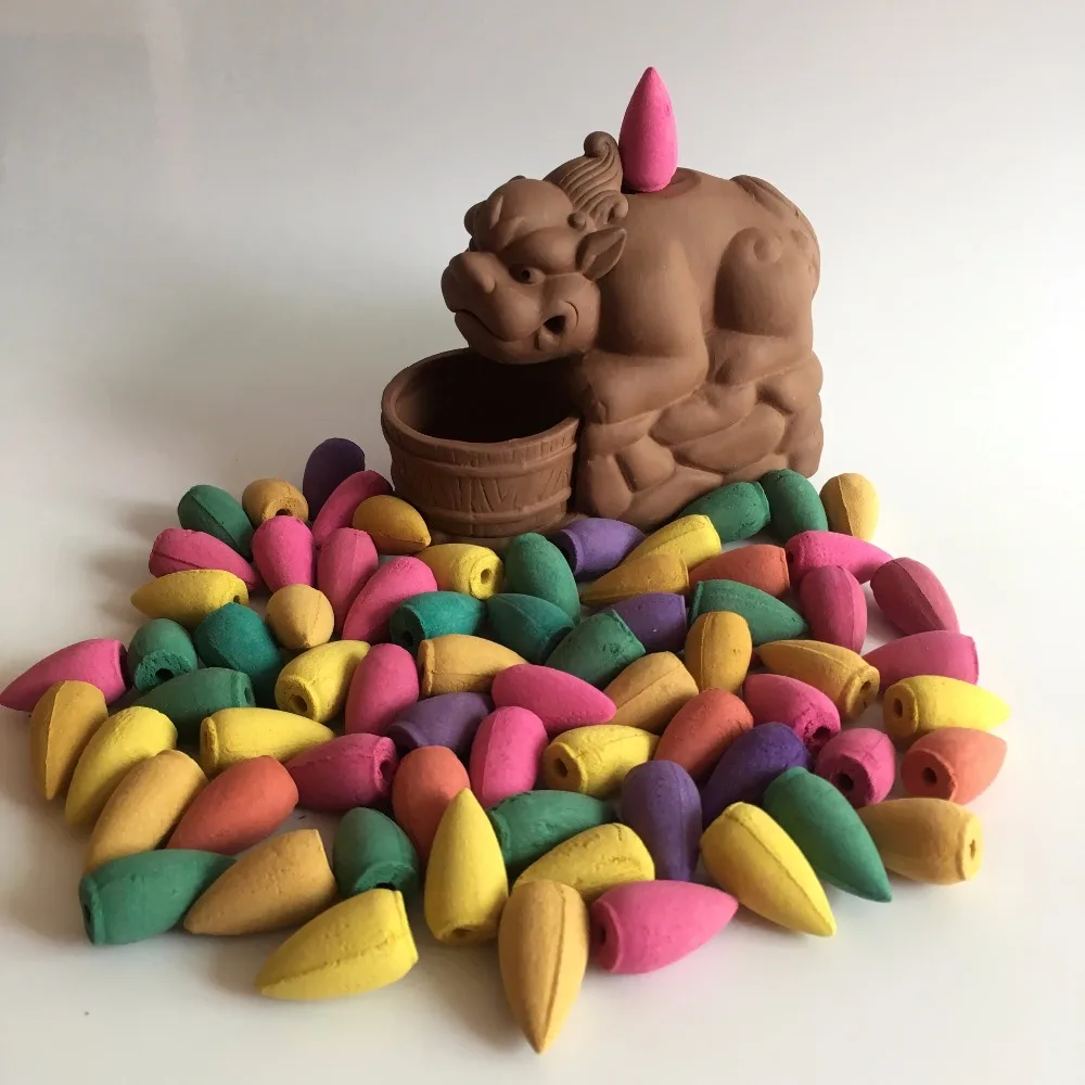 Смешанные/лот Природные фотообои Pi Xiu горелка Роза османтус Сакура дымовые