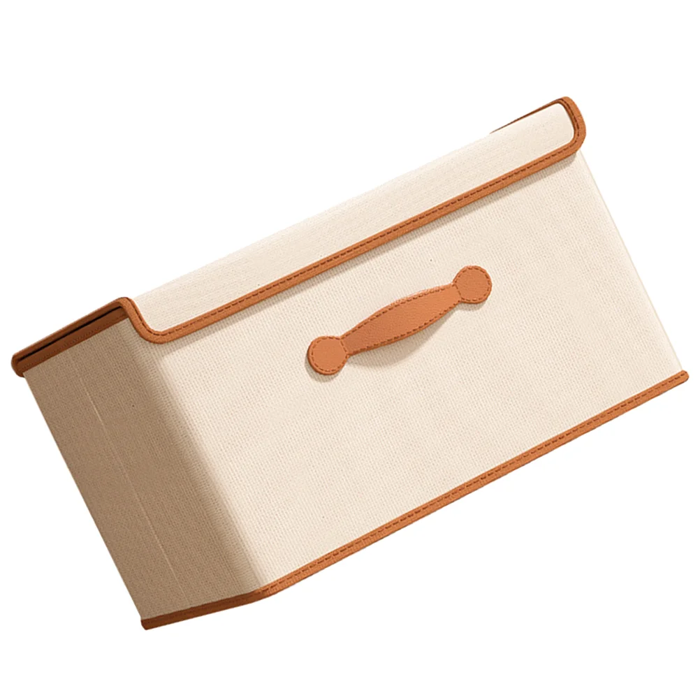 

Fabric Collapsible Storage Bin Foldable Storage Basket Wardrobe Sundries Organizer