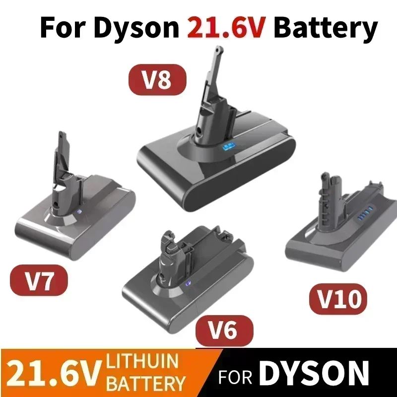 6000 мАч для Dyson V6 V7 V8 V10 аккумуляторная батарея SV10 SV11 SV12 SV09 аккумулятор пылесоса DC58
