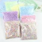 Цветные шарики из пенопласта, 2-4 мм, мини-шарики из пенопласта, Праздничные рождественские декоративные шарики, товары для рукоделия, 14000 шт.