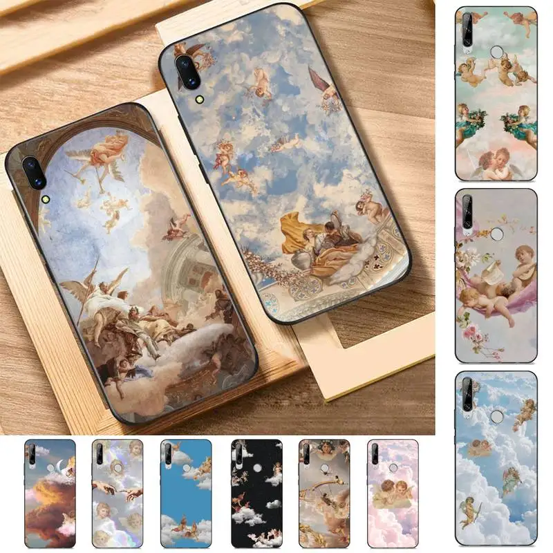 

Angel Cupid Art Aesthetic Phone Case for Huawei Y 6 9 7 5 8s prime 2019 2018 enjoy 7 plus