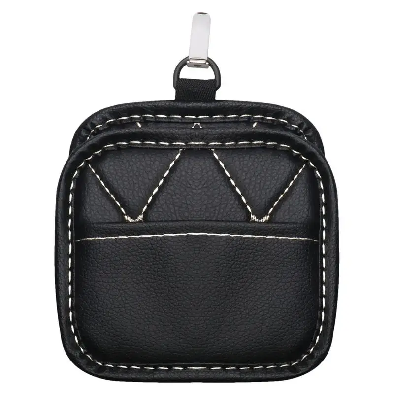 skórzanego wylotu samochodowego Zawieszany schowek na klucze Torba Kieszeń Organizer Składany uchwyt Etui Akcesoria samochodowe