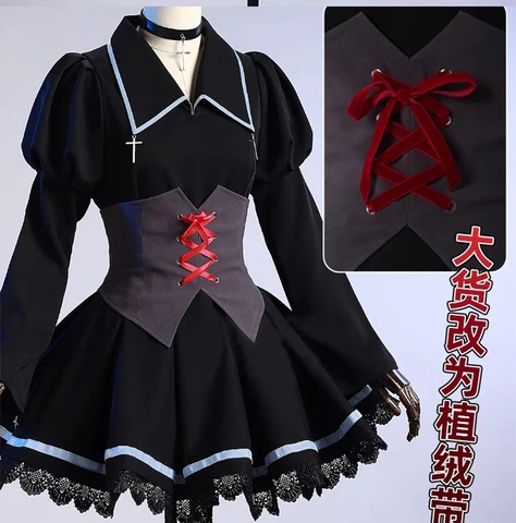 Аниме Шуго Чара Утау Хосина Косплей Костюм Парик Школьная форма Двойной хвост Волосы Черное платье JK Чулки Наряд Хэллоуин
