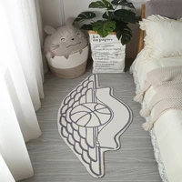 irregular shaggy basketball rug sneakers area rugs for living room carpet kids bedroom trendy home hairy floor mat anti slip