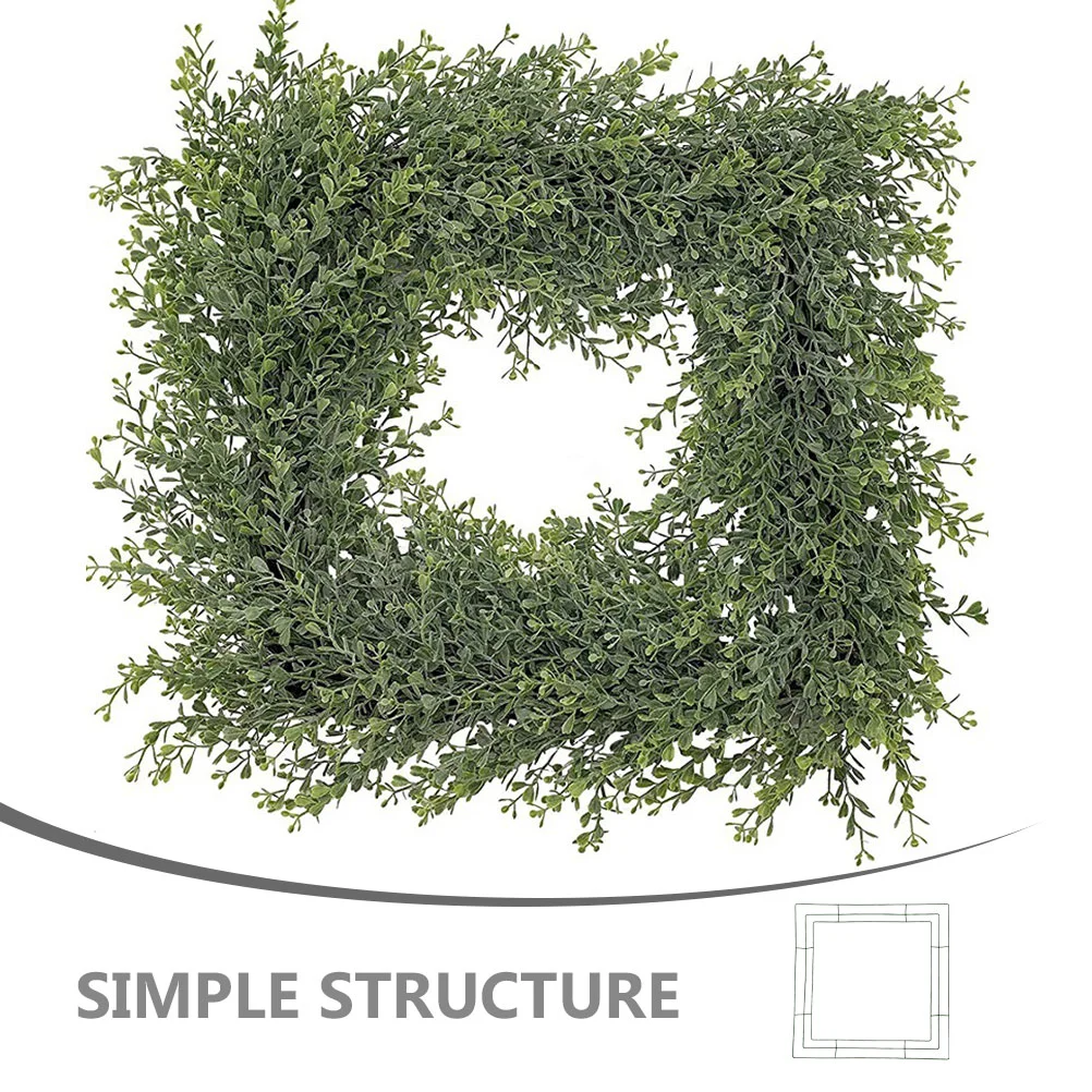 Украшение гирлянды DIY цветочные рамка квадратный венок аксессуары украшают