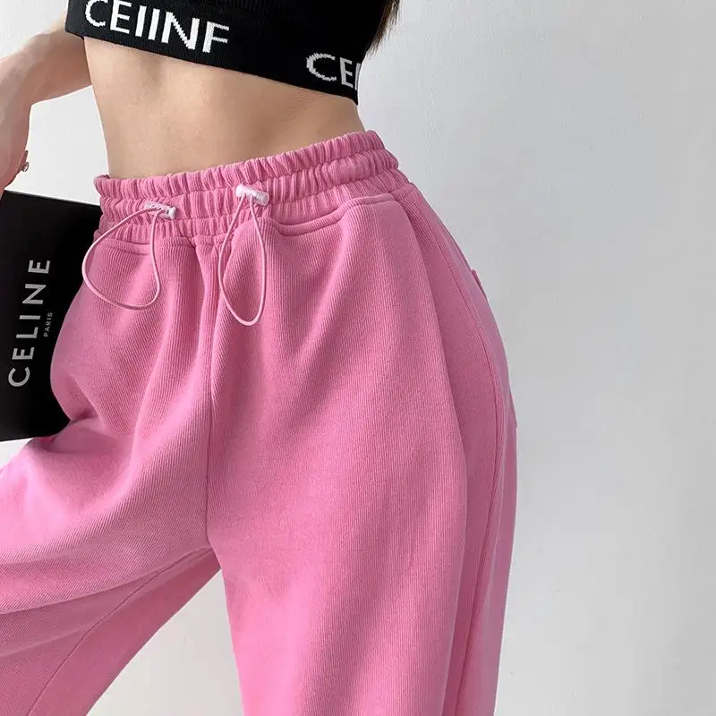 

Брюки NORMOV женские спортивные с завышенной талией, свободные спортивные штаны с кулиской, уличные леггинсы, брюки-карго