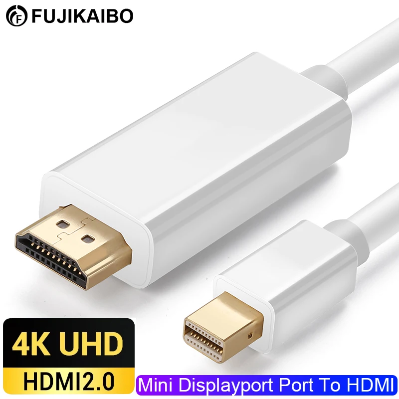 4K 2K Mini DisplayPort DP к HDMI-совместимому кабельному адаптеру Mini DP к HDMI конвертер для ноутбука Apple MacBook Air Pro проектор