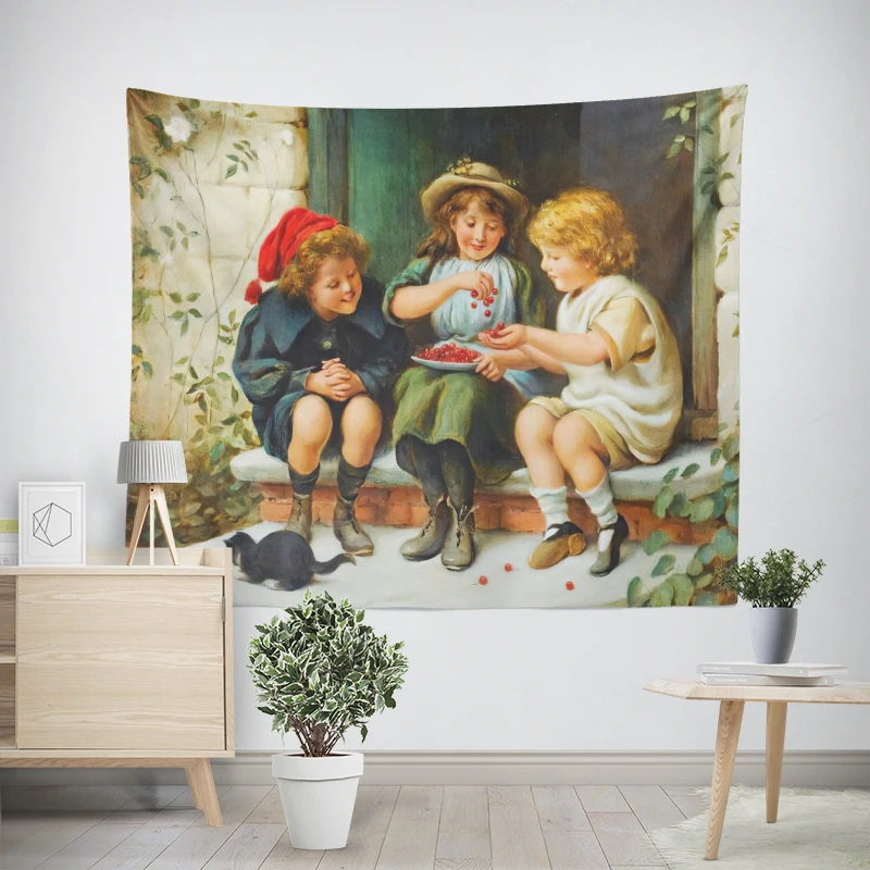 Домашние украшения животные ландшафтный стиль комнатный декор настенный