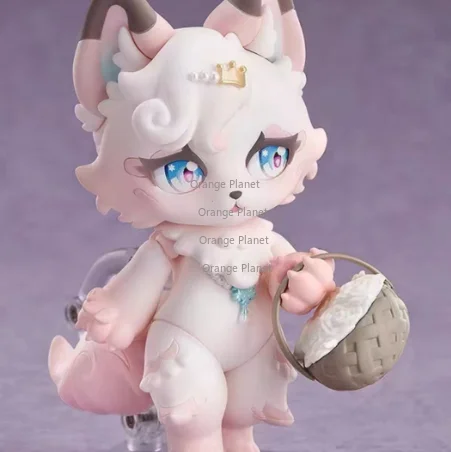 Фото В наличии Good Smile Nendoroid 2862 Dyana FLUFFY LAND White Wolf Girl Q Figure, абсолютно новая, нераспечатанная. №1