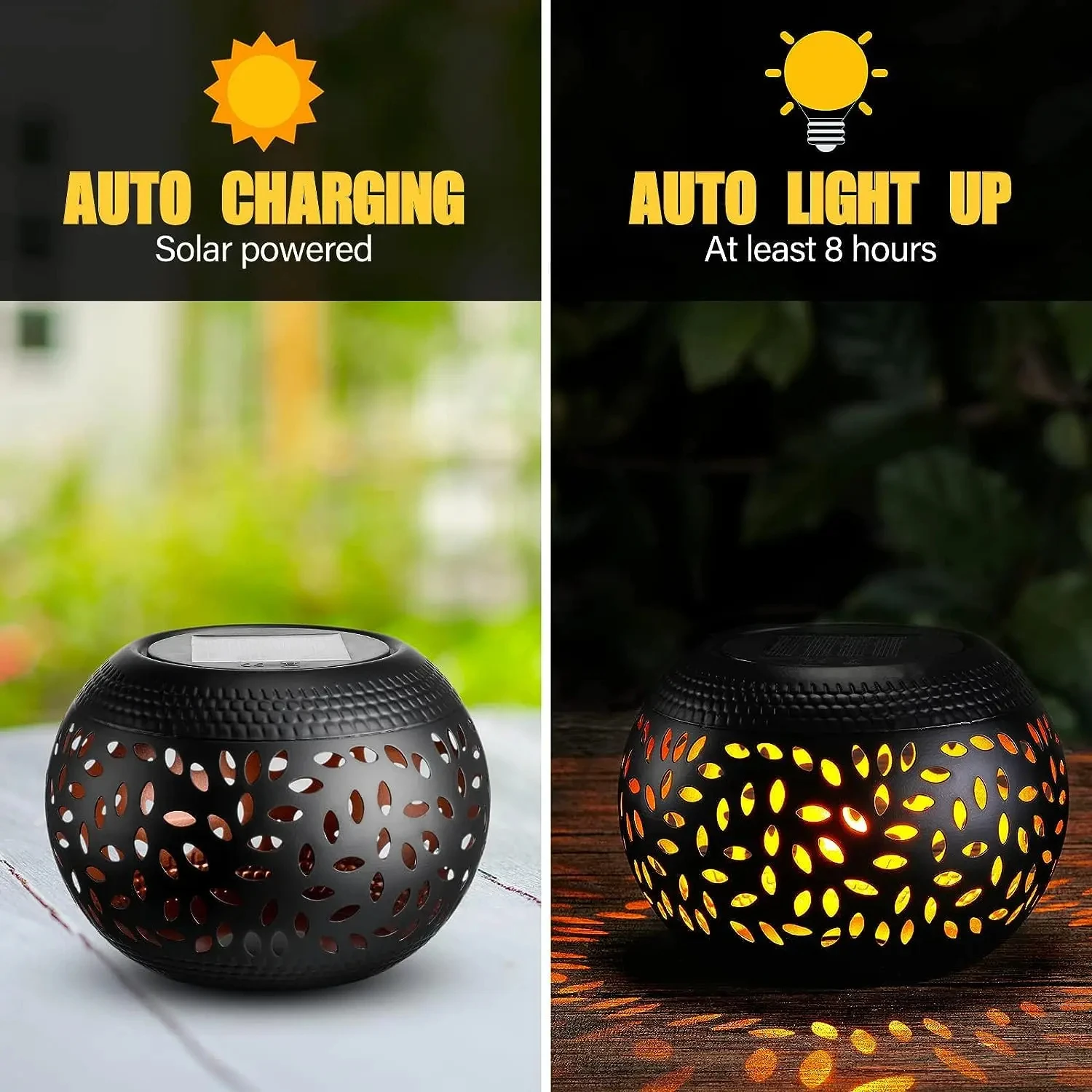 Настольная лампа на солнечной батарее декоративная искусственная чаша с