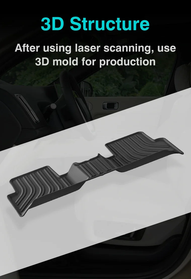 Автомобильные коврики для ног Chevrolet Colorado 2015-2022 TPE всепогодные водонепроницаемые