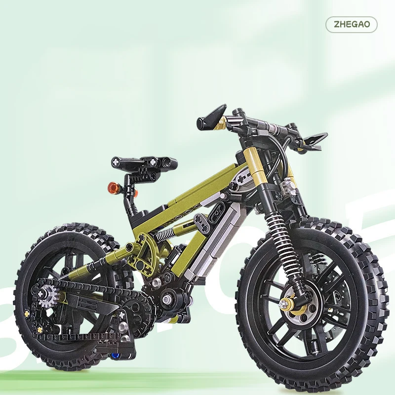 Building Blocks XY01039 Mountain Bike Children Toy Assembly 