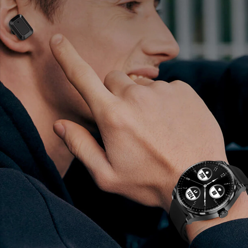 Спортивные фитнес-часы с пульсометром и здоровьем NFC