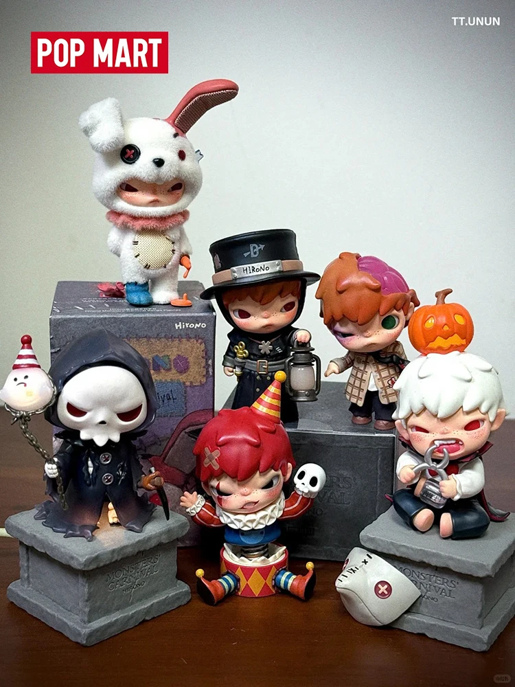 POP MART Hirono Monsters карнавальная виниловая фигурка | AliExpress