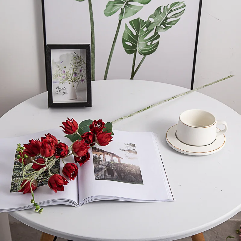 10 шт. искусственные цветы растения колокольчик Орхидея имитация детской