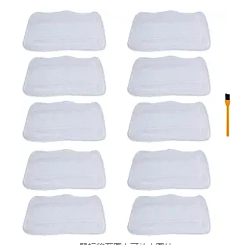 

Microfiber Cloth Pad White & Yellow Mop Head Accessories Suitable For Shark SK410 SK460 SK140 S3101