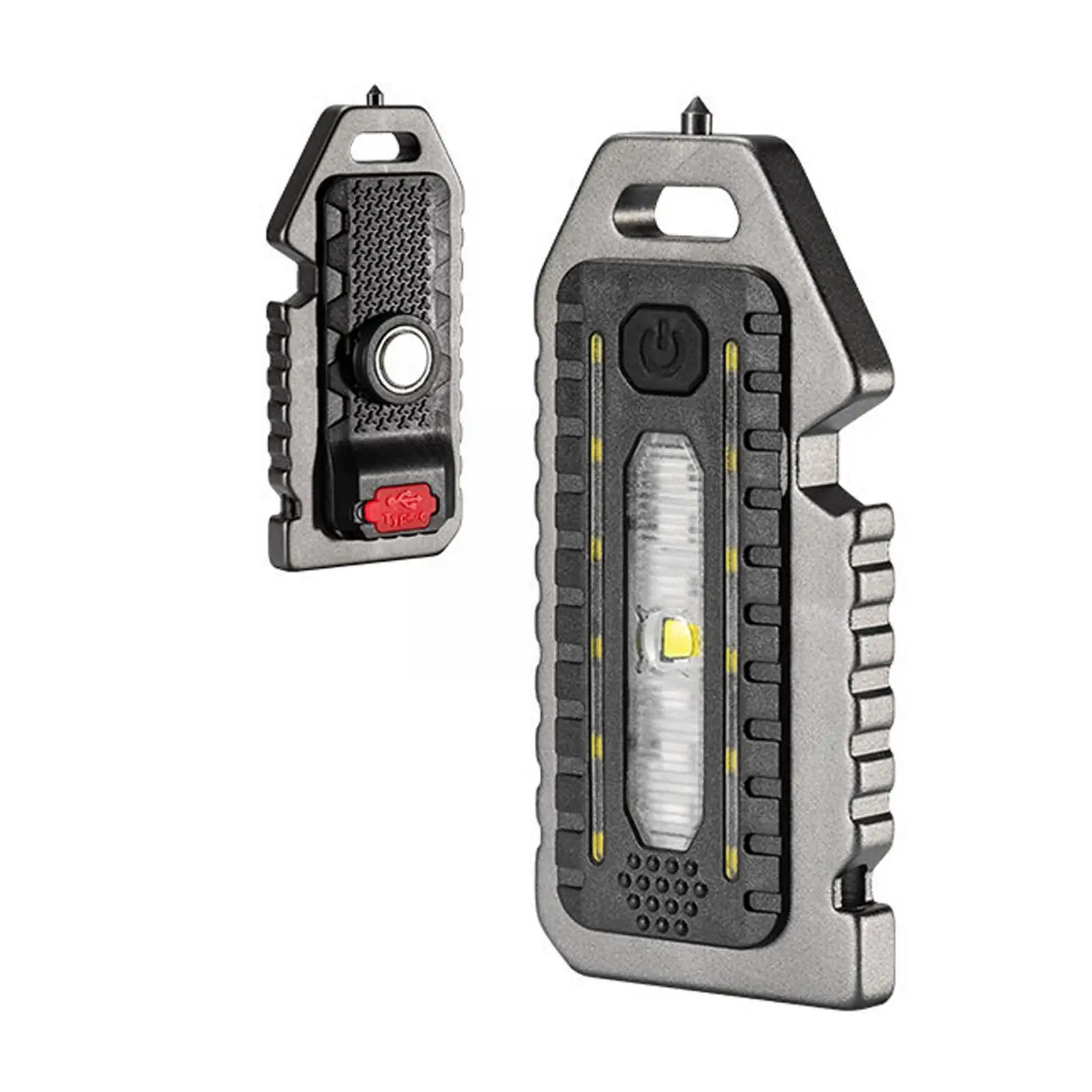

Mini Led Flashlight Usb Rechargeable Bike Light Portable Taillight Keychain Pocket Flashlight Flash Light Bicycle Warning L E8m4