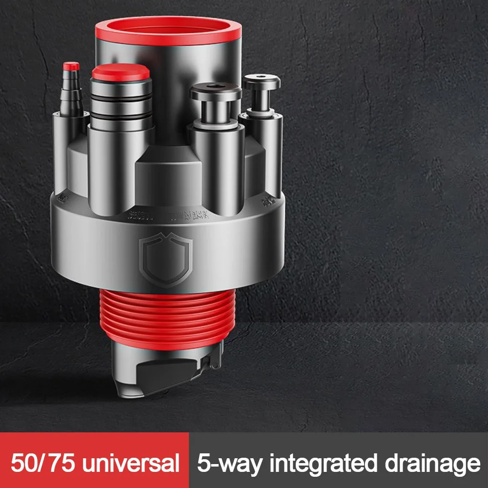 

Пластиковый адаптер слива для раковины 5 в 1