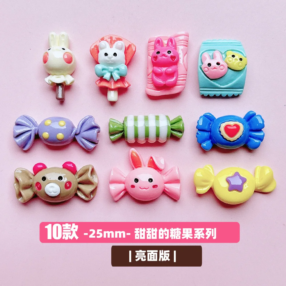 

Free Shipping 100pcs/lot New Cute Resin Mini Cartoon Flatback Resin DIY Wedding Hairpin Embellishments Accessories LSW980