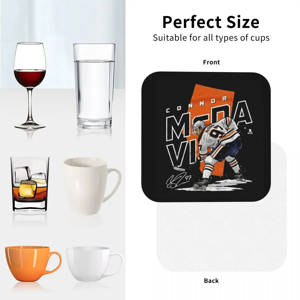 Connor McDavid 97 для Edmonton Oilers вентиляторы подставки кухонные салфетки изоляционные