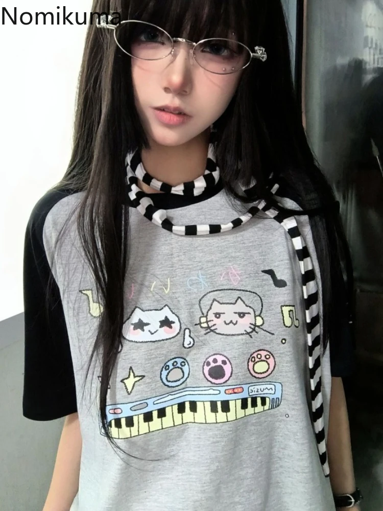 Летние женские футболки Y2k топы футболка оверсайз женская одежда рубашки для