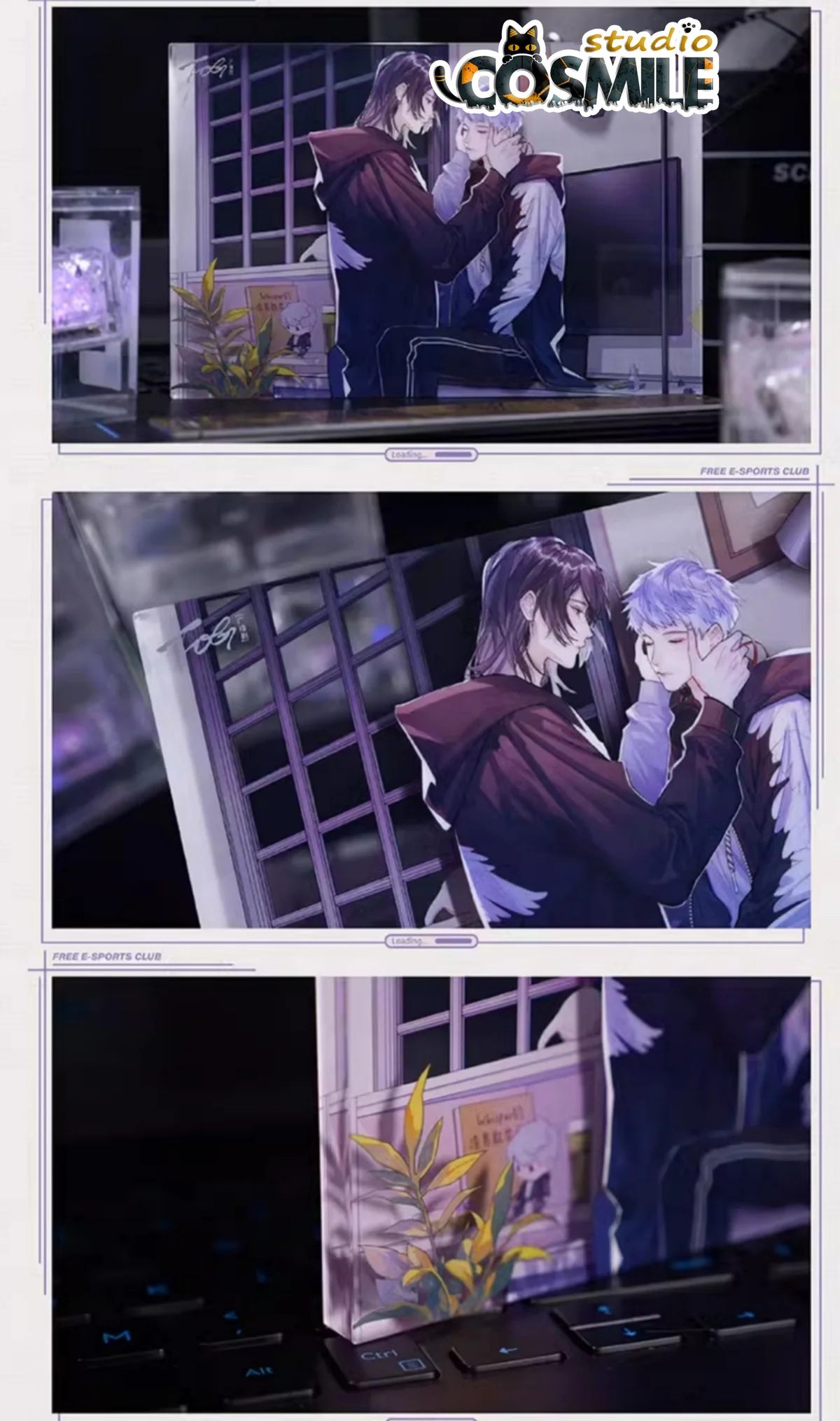 Оригинальный электронный спортивный значок FOG Yu Sui Free Whisper Shi Luo Evil BL с акриловой